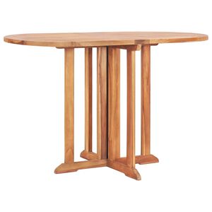 vidaXL طاولة حديقة قابلة للطي شكل فراشة 120&times;70&times;75 سم خشب ساج صلب