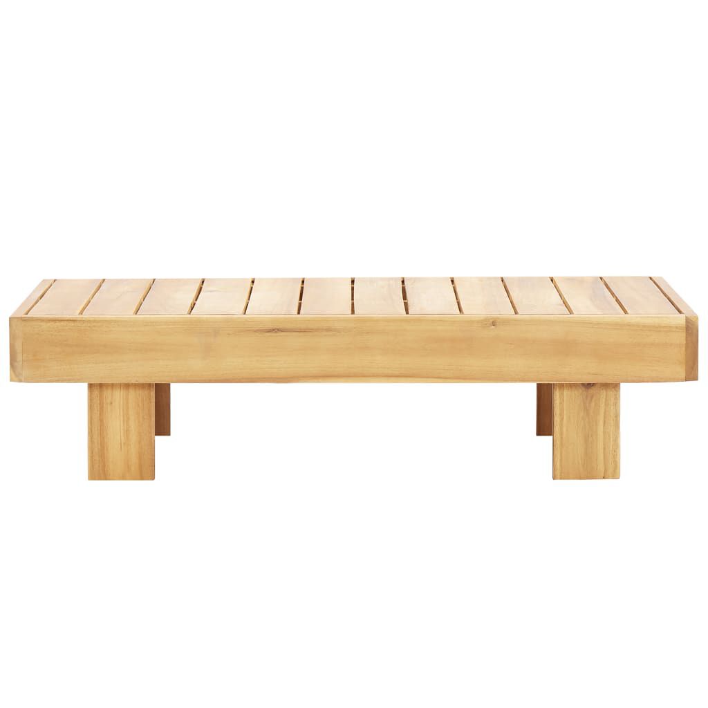 vidaXL طاولة قهوة 100×60×25 سم خشب أكاسيا صلب