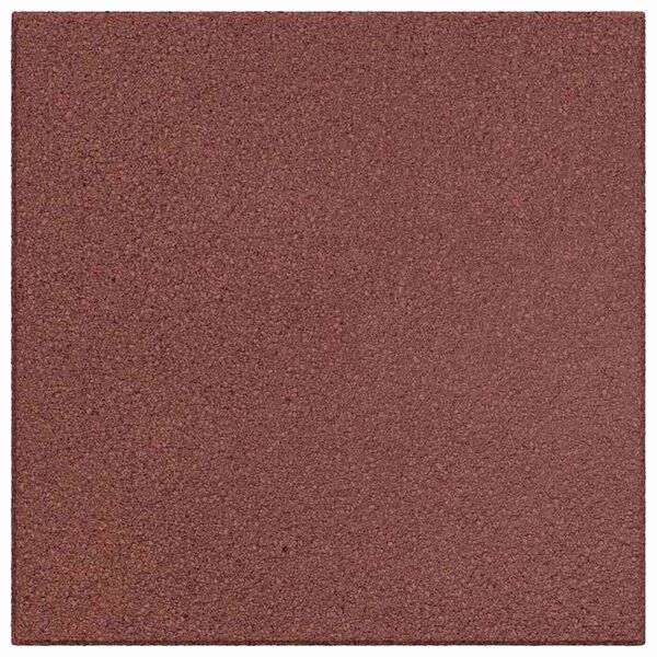 vidaXL بلاط الحماية من السقوط 6 ق مطاط 50&times;50&times;3 أحمر