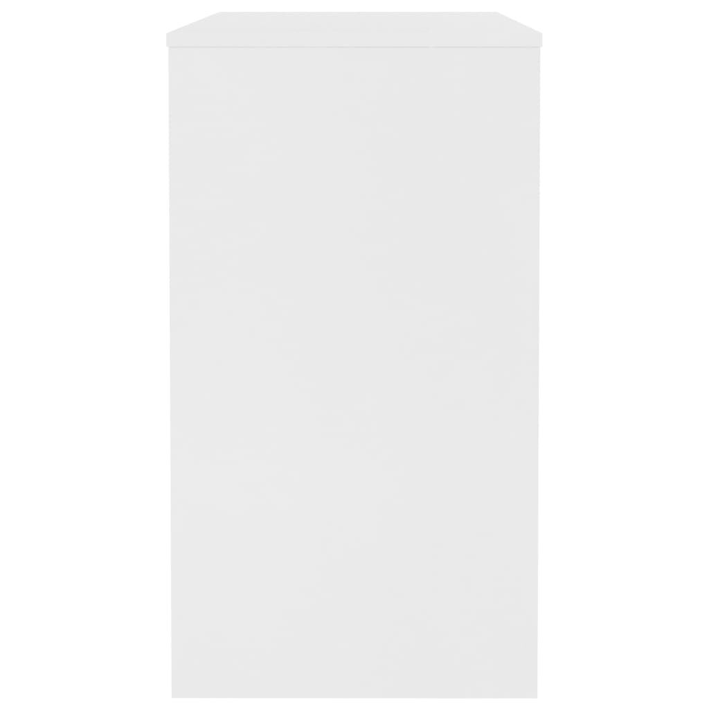 vidaXL مكتب أبيض 90×40×72 سم خشب صناعي