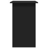 vidaXL مكتب لون أسود 80×45×74 سم خشب صناعي