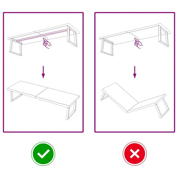 vidaXL سطح طاولة لون بني فاتح 180*60*(2-4) سم خشب بلوط صلب معالج