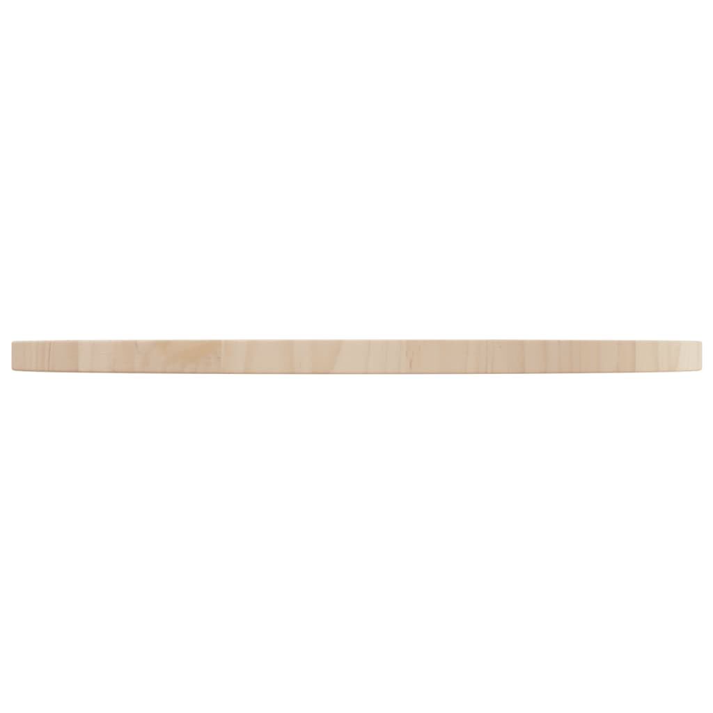 vidaXL سطح طاولة قطر 2,5x60 سم خشب صنوبر صلب