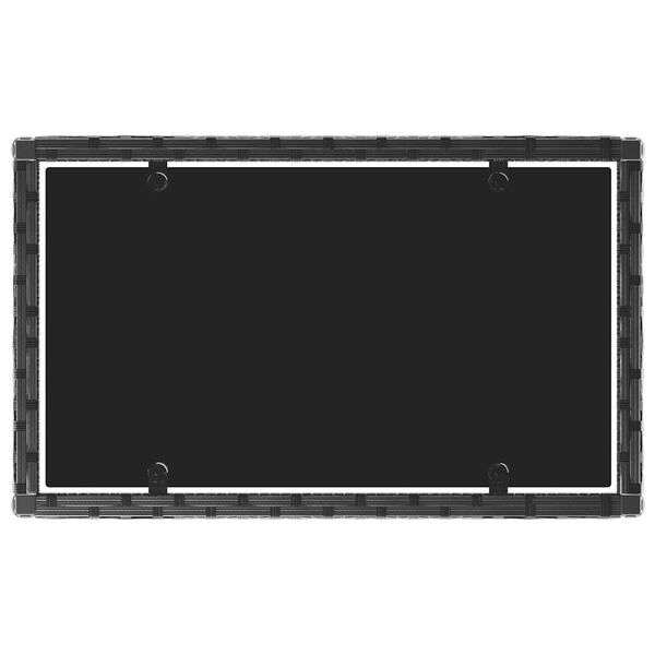 vidaXL طقم جلسة حديقة 4 قطع مع وسائد بولي روطان أسود