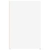 vidaXL مكتب أبيض 100x49x75 سم خشب صناعي