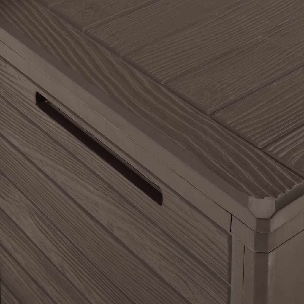 vidaXL صندوق تخزين الحديقة بني 78×44×55 سم