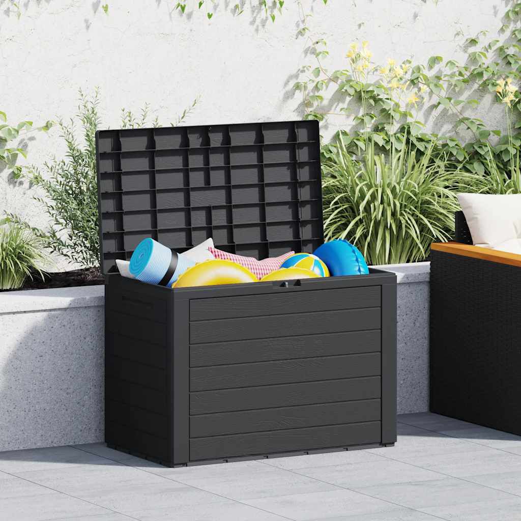 vidaXL صندوق تخزين للحديقة أنثراسيت 78×44×55 سم