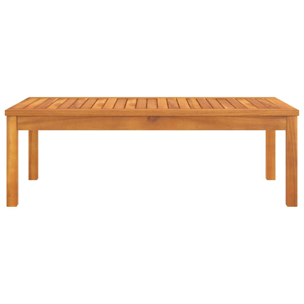 vidaXL طاولة قهوة 100×50×33 سم خشب أكاسيا صلب