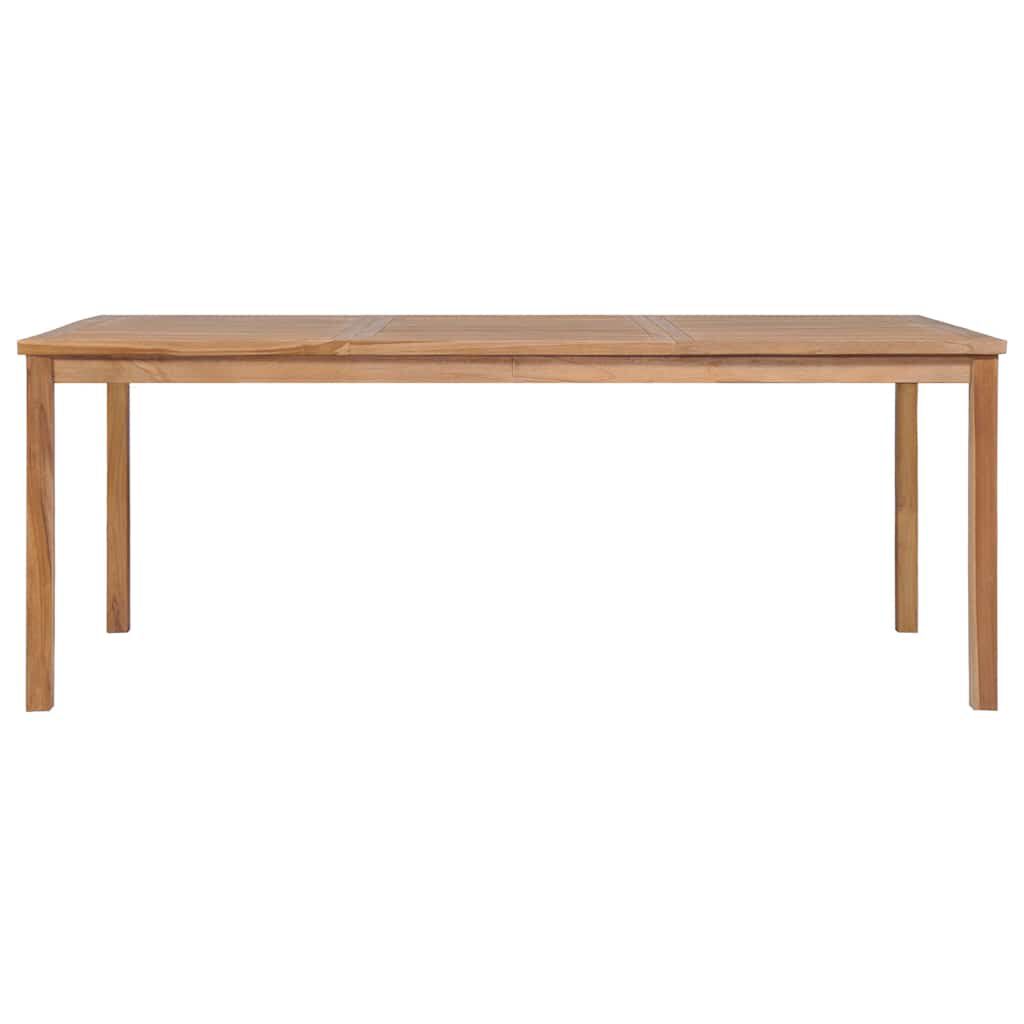 vidaXL طاولة حديقة 200×100×77 سم خشب ساج صلب