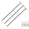 141383 شبكة أمان قابلة للتعديل للنوافذ مع 3 قضبان مستعرضة 700-1050 ملم