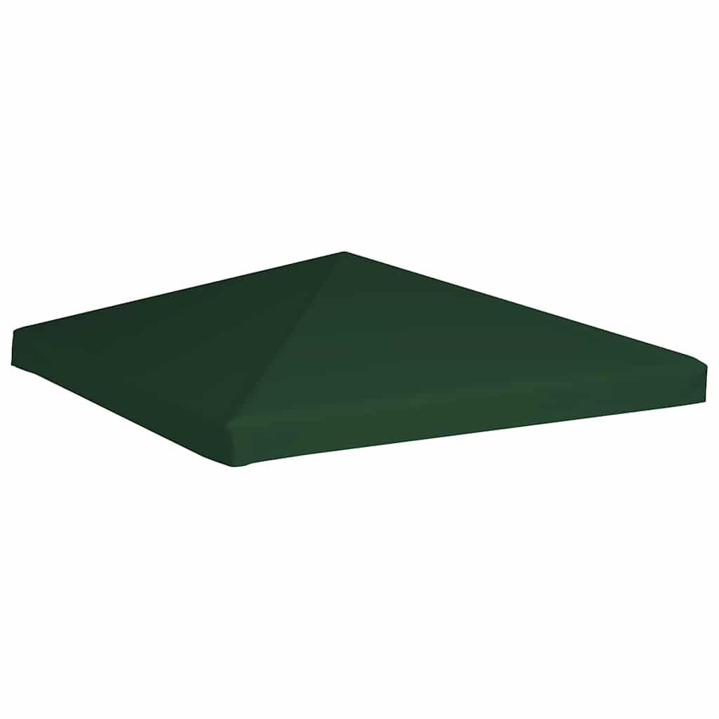 vidaXL غطاء مظلة حديقة علوي 310 جم/م² 3×3 م أخضر