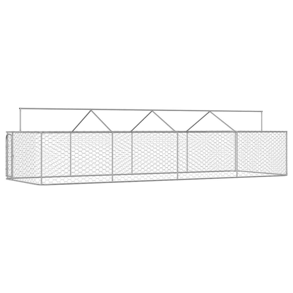 vidaXL منزل كلب خارجي مع سقف 150x200x600 سم