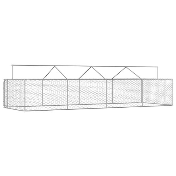vidaXL منزل كلب خارجي مع سقف 150x200x600 سم