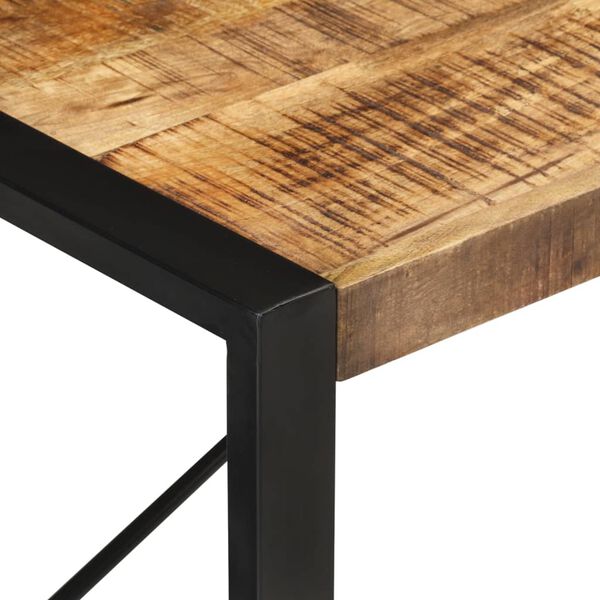 vidaXL طاولة طعام 120×55×40 سم خشب مانجو صلب خشن