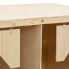vidaXL عش دجاج 5 حجرات 117×33×38 سم خشب صنوبر صلب