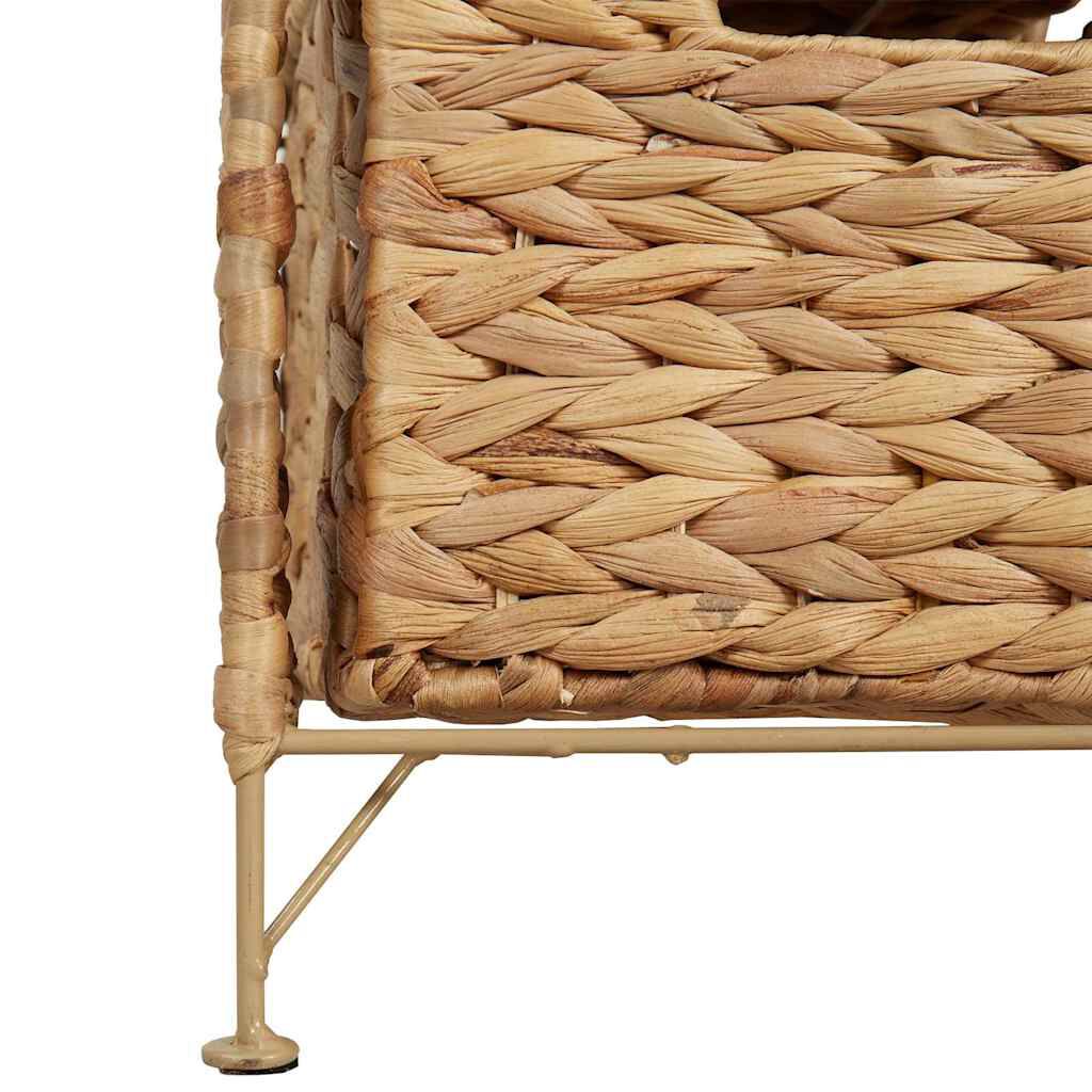 vidaXL وحدة تخزين مع 6 سلال 100x37x47 سم عشب الماء