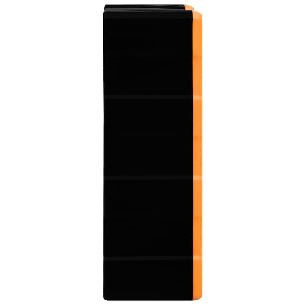 vidaXL منظم متعدد الأدراج مع 18 درج متوسط 38×16×47 سم