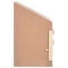 vidaXL عش دجاج 3 حجرات 93×40×65 سم خشب صنوبر صلب