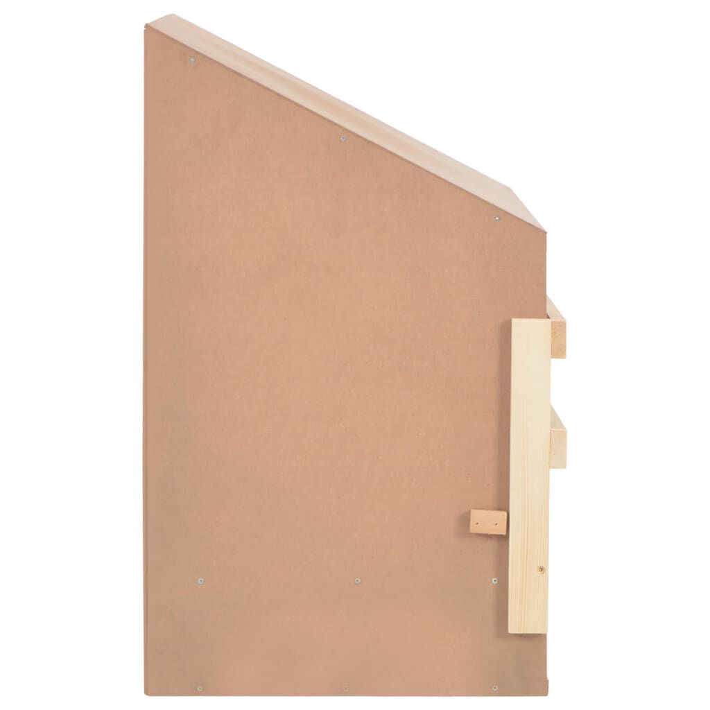 vidaXL عش دجاج 3 حجرات 93×40×65 سم خشب صنوبر صلب
