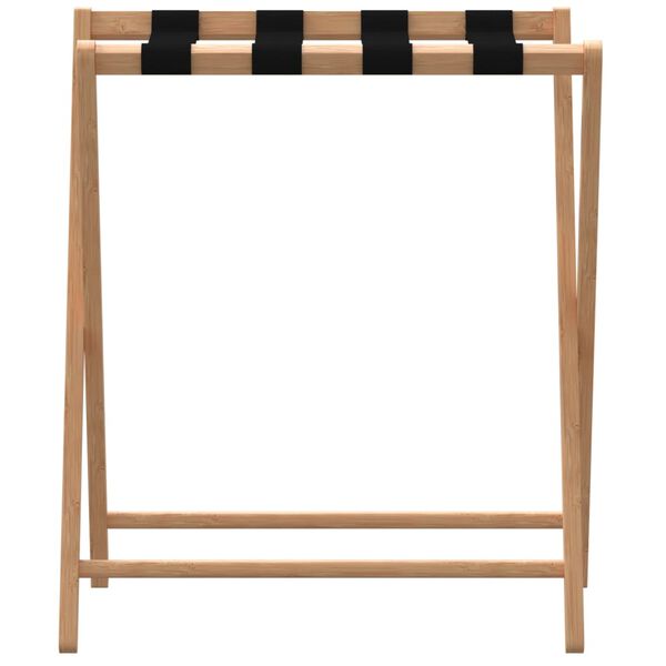vidaXL حامل أمتعة 58x38x68,5 سم خيزران
