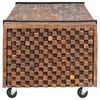 vidaXL طاولة قهوة 38x45x110 سم خشب ساج صلب