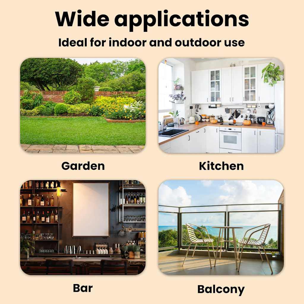 vidaXL كراسي بار 4 ق خشب أكاسيا صلب