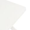 vidaXL طاولة بيسترو أبيض 70×70×72 سم بلاستيك