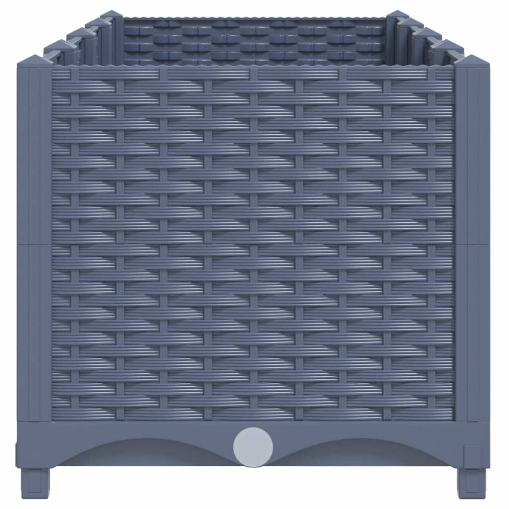 vidaXL حوض زراعي مرتفع 160×40×38 سم بولي بروبيلين