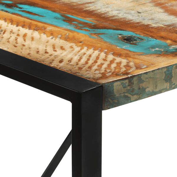 vidaXL طاولة طعام 175×90×76 سم خشب صلب مستصلح