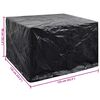 vidaXL غطاء أثاث حديقة 8 ثقوب 135×135×90 سم