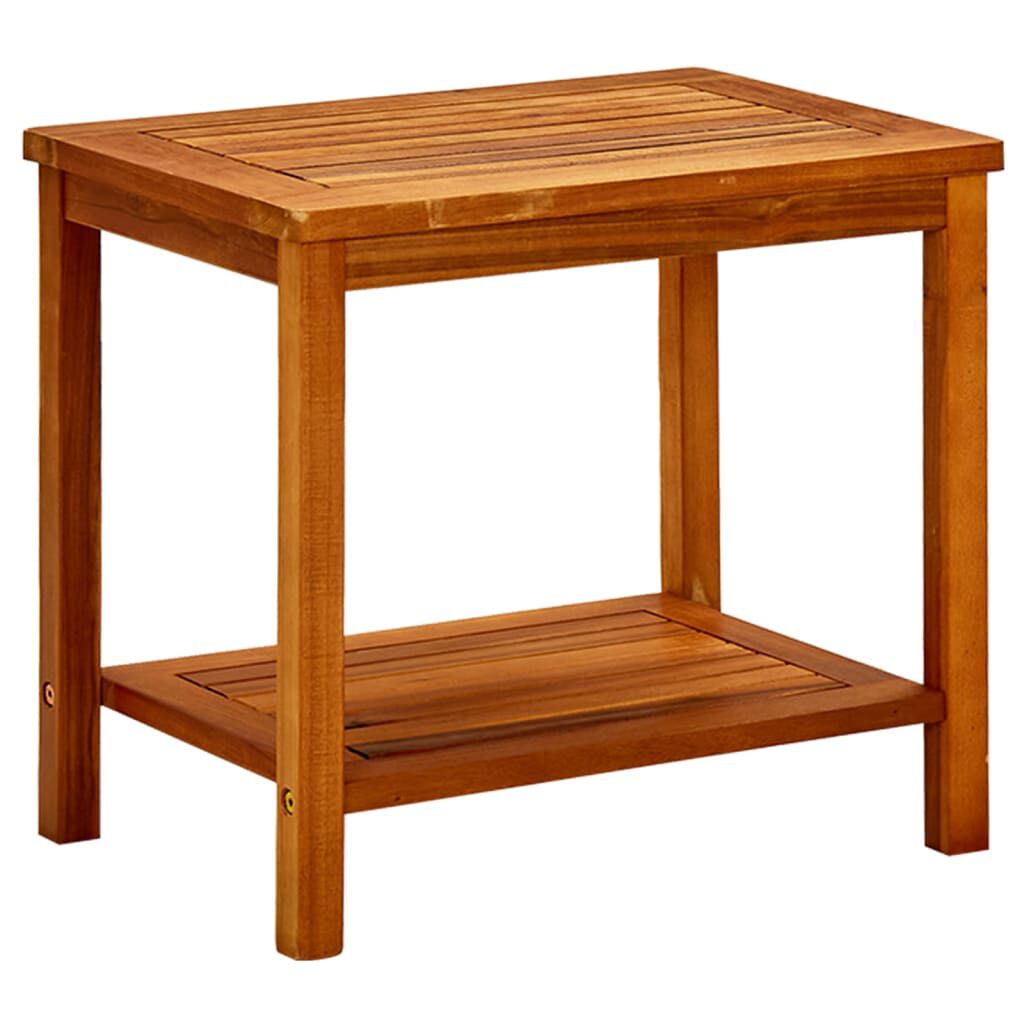 vidaXL طاولة قهوة 50×35×45 سم خشب أكاسيا صلب