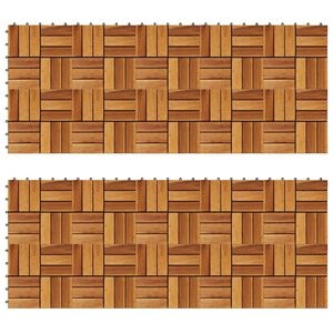 بلاط تزيين أرضيات 30&times;30 سم طقم أكاسيا 20 قطعة