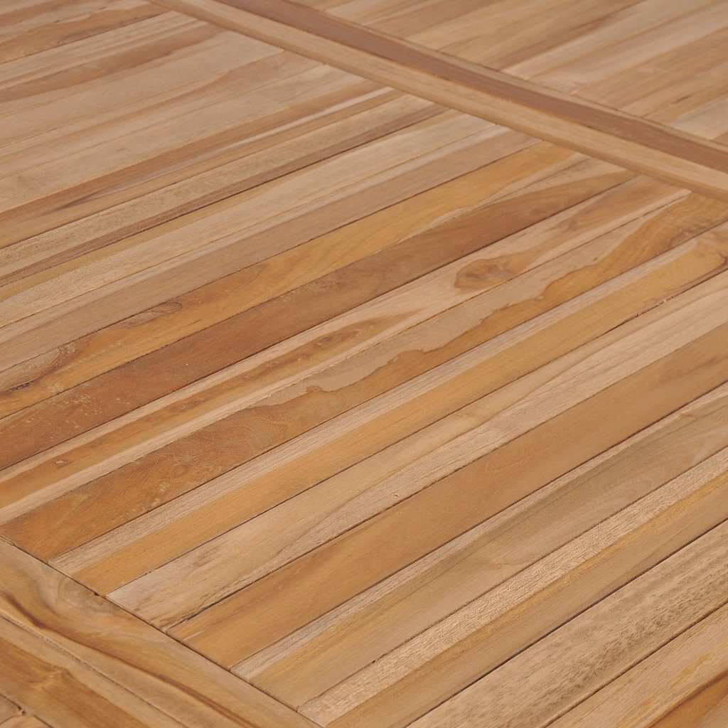 vidaXL طاولة حديقة 200×100×77 سم خشب ساج صلب