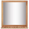 vidaXL مرآة حمام 60×12×62 سم خشب جوز صلب