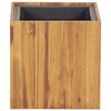 vidaXL حوض حديقة مرتفع 33.5×33.5×33.5 سم خشب أكاسيا صلب