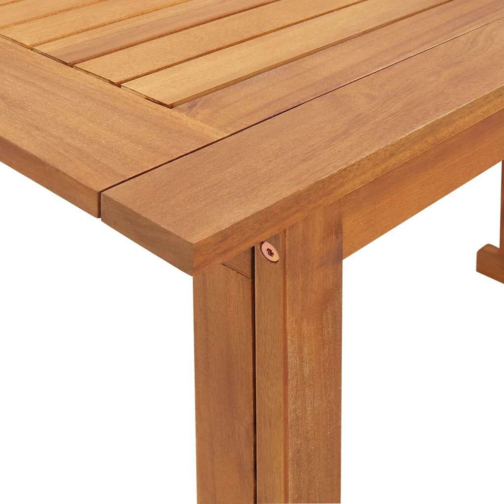 vidaXL طاولة بيسترو 90×50×75 سم خشب سنط صلب