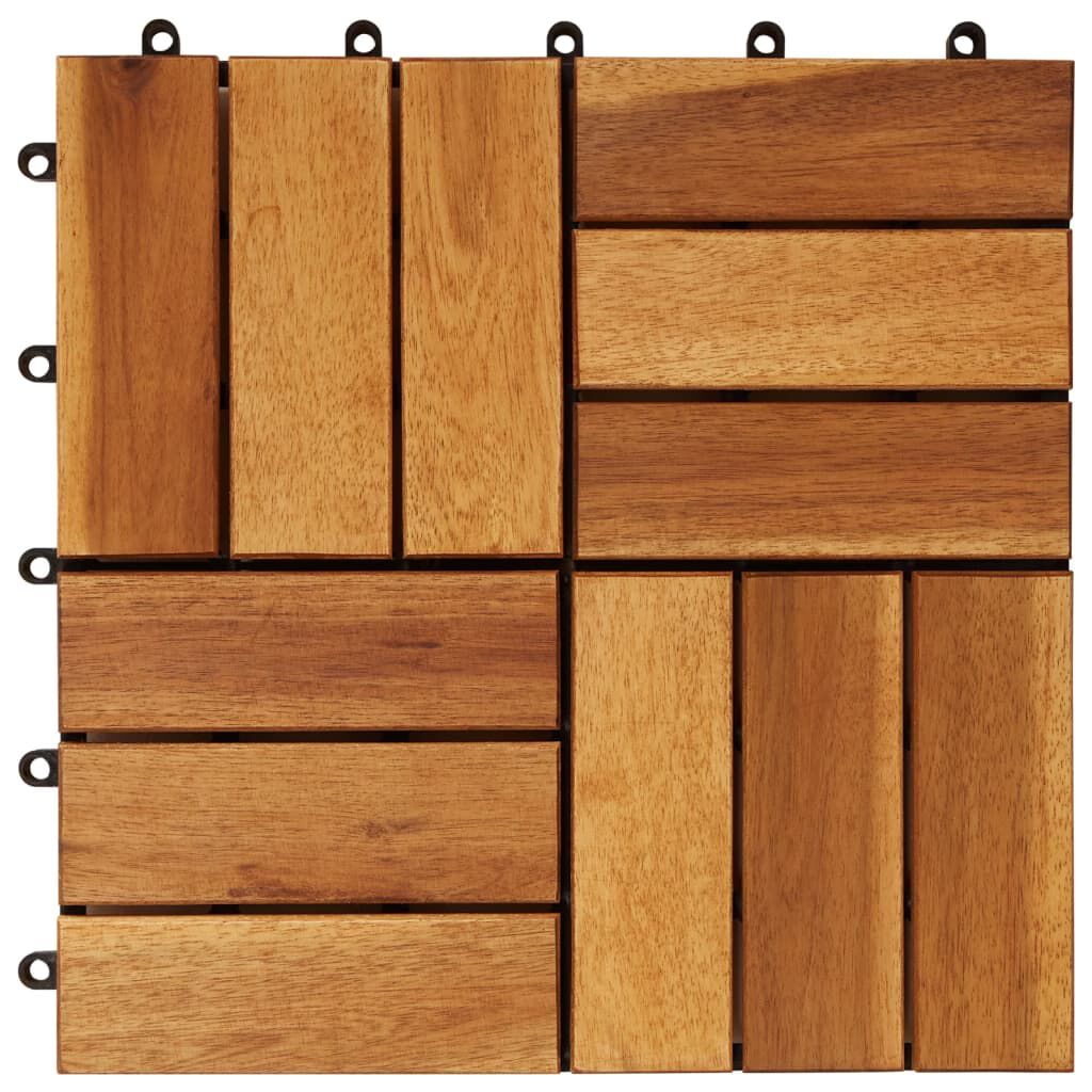 بلاط تزيين أرضيات 30×30 سم طقم أكاسيا 20 قطعة