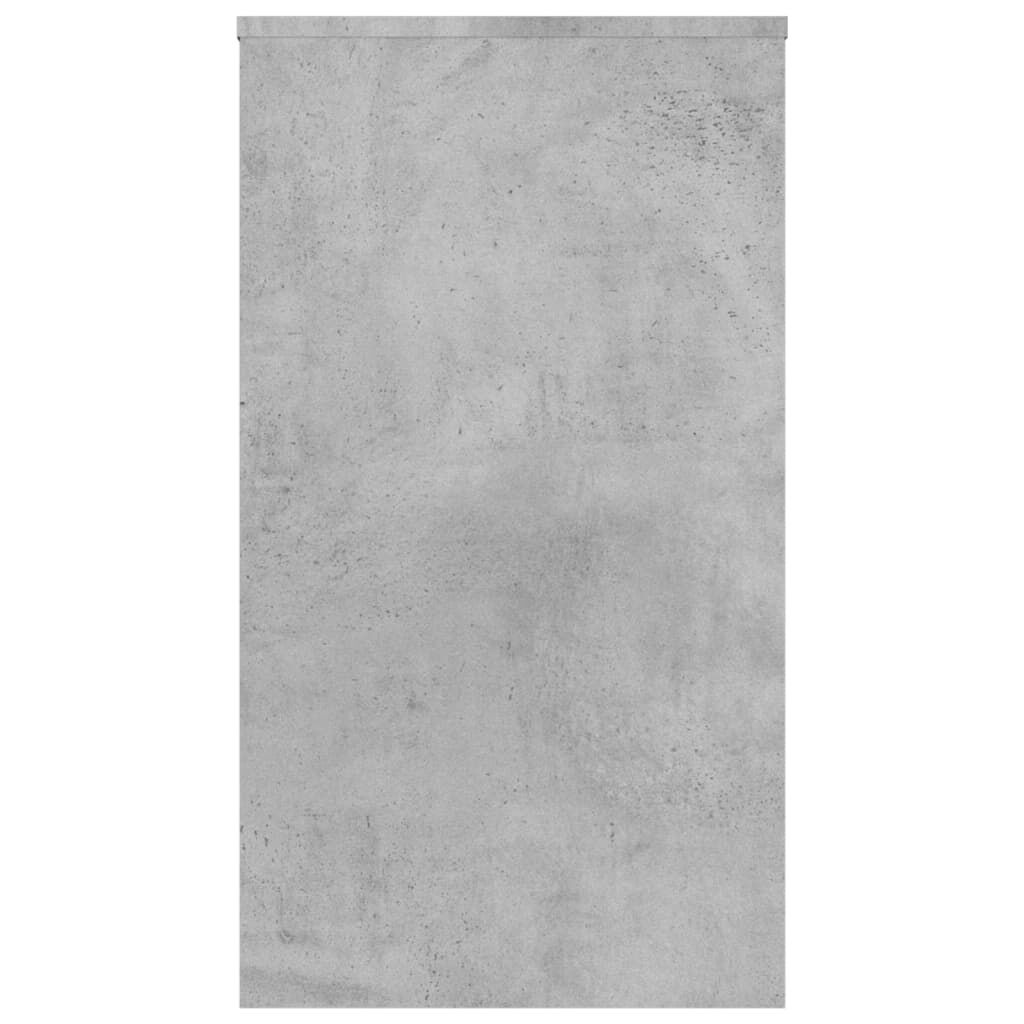 vidaXL مكتب رمادي أسمنتي 90×40×72 سم خشب صناعي