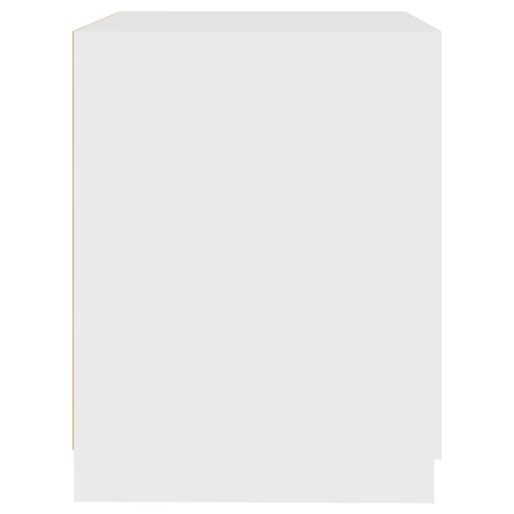 vidaXL خزانة غسالة أبيض 71×71.5×91.5 سم خشب حبيبي