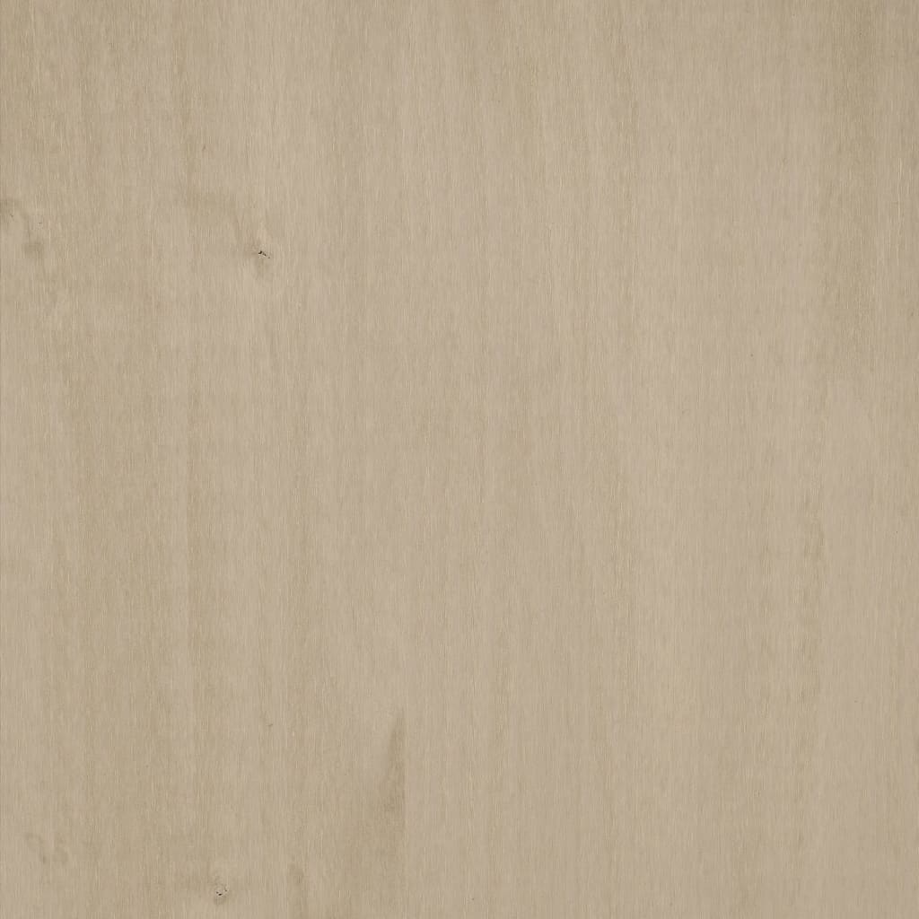 vidaXL خزانة جانبية بني عسلي 113×40×80 سم خشب صنوبر صلب