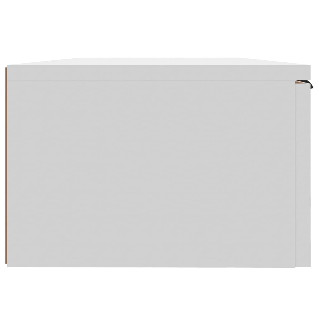 vidaXL خزانات حائط 2ق لون أبيض 20x30x68 سم خشب صناعي