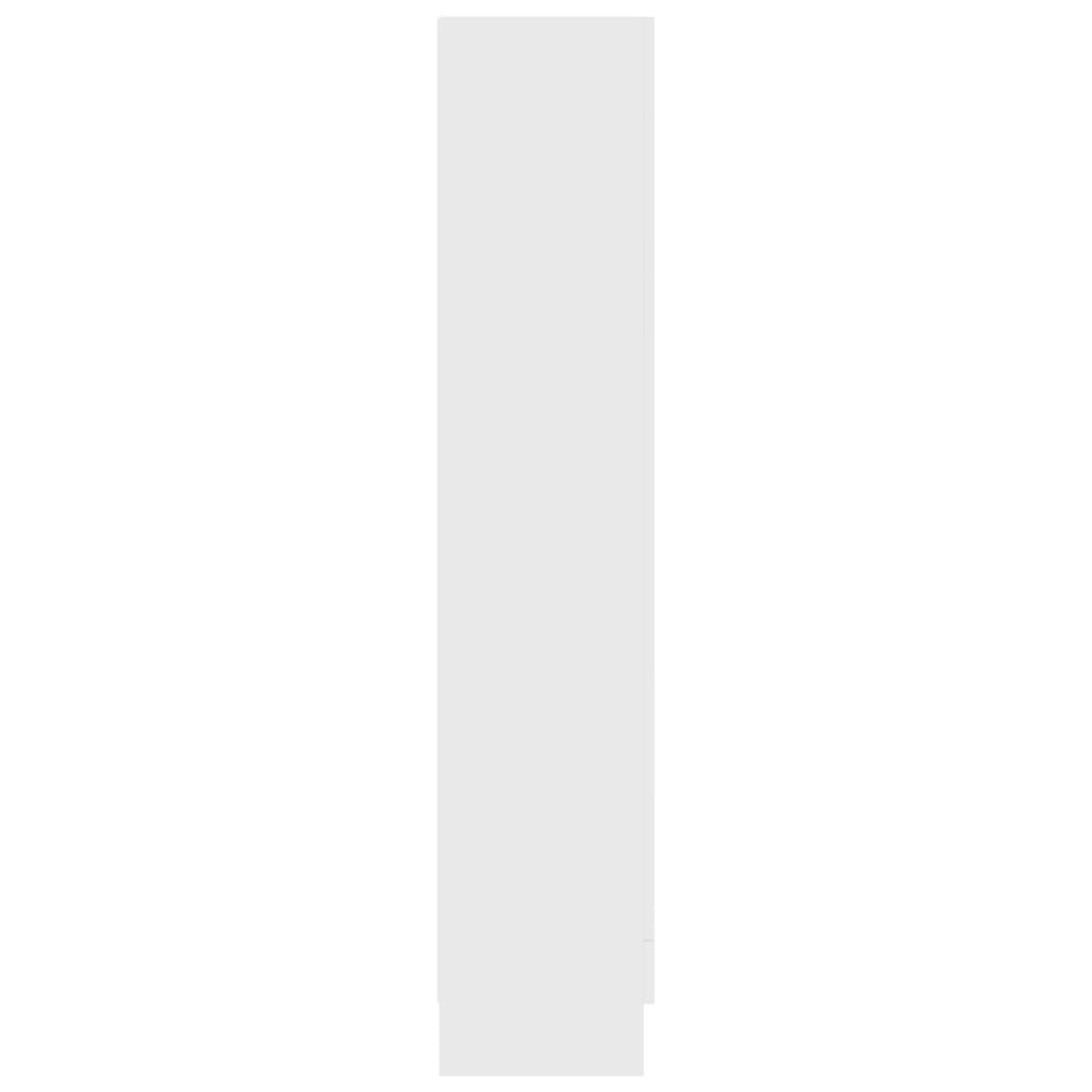 vidaXL خزانة كابينة أبيض 82.5×30.5×150 سم خشب حبيبي