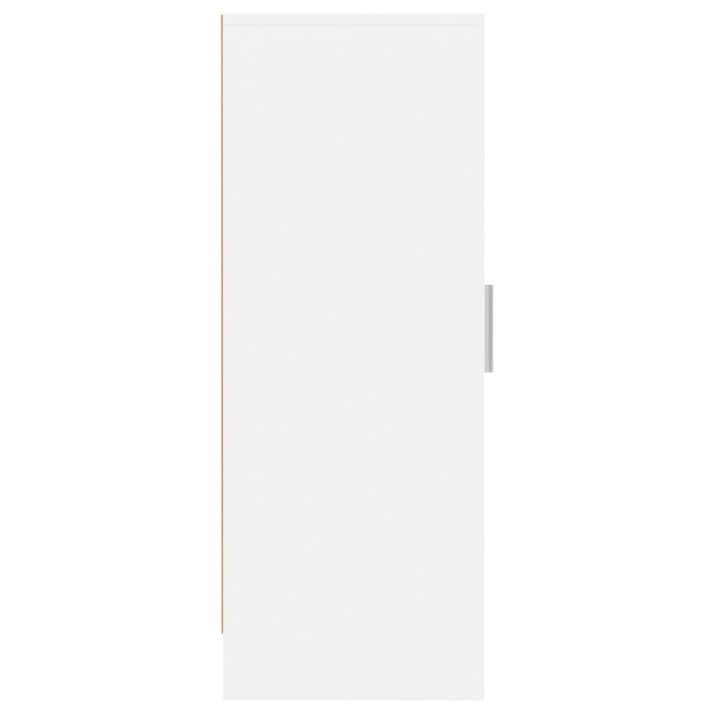 vidaXL خزانة أحذية أبيض 32×35×92 سم خشب صناعي