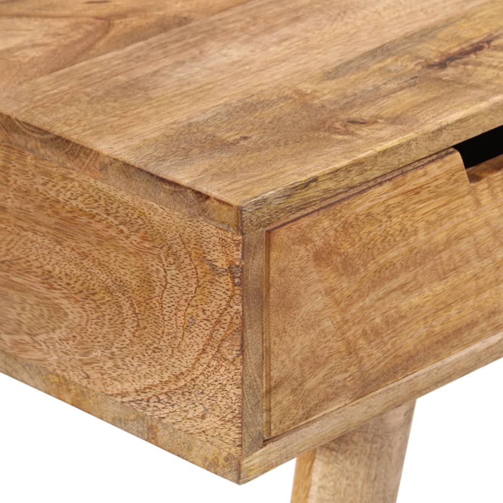 vidaXL طاولة تسريحة 112×45×76 سم مصمت من خشب المانجو