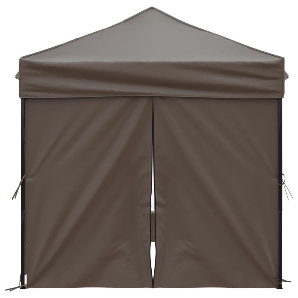 vidaXL خيمة حفلات قابلة للطي مع جدران جانبية طوبي 2x2 م