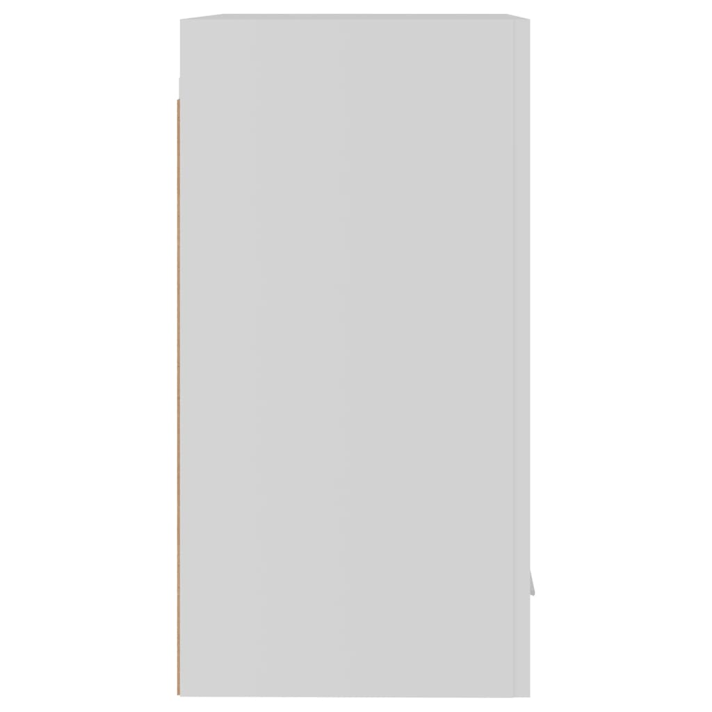 vidaXL خزانة معلقة أبيض 39.5×31×60 سم خشب حبيبي