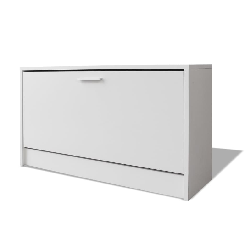 vidaXL طاولة تثبت بالحائط قابلة للطي أبيض 100×600 سم