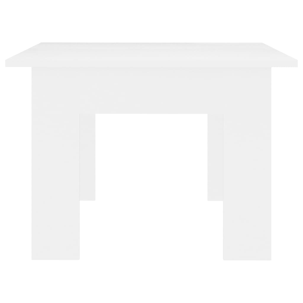 vidaXL طاولة قهوة أبيض 100×60×42 سم خشب حبيبي